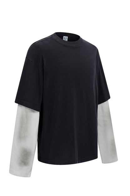 275GSM Washed Double-Layer Long-Sleeve Shirt