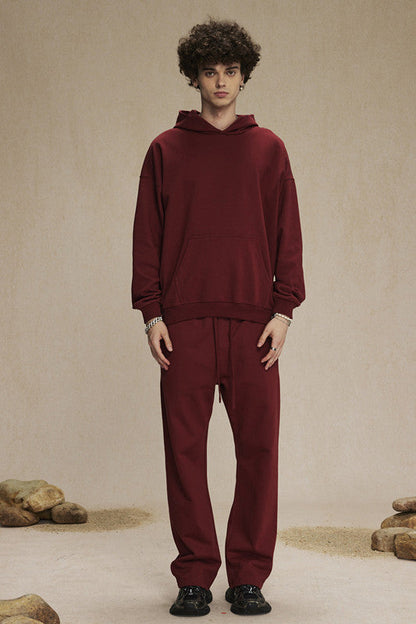 Ultra-Soft 430GSM French Terry Solid Color Sweatpants – Durable Everyday Comfort