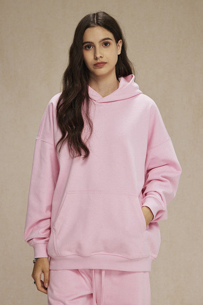 Premium 430GSM French Terry Hoodie – Solid Color