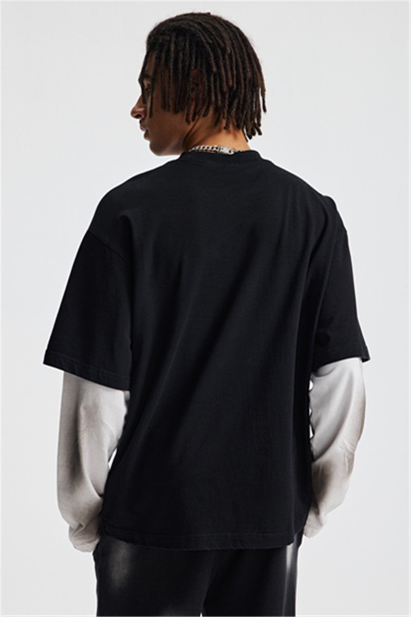 275GSM Washed Double-Layer Long-Sleeve Shirt