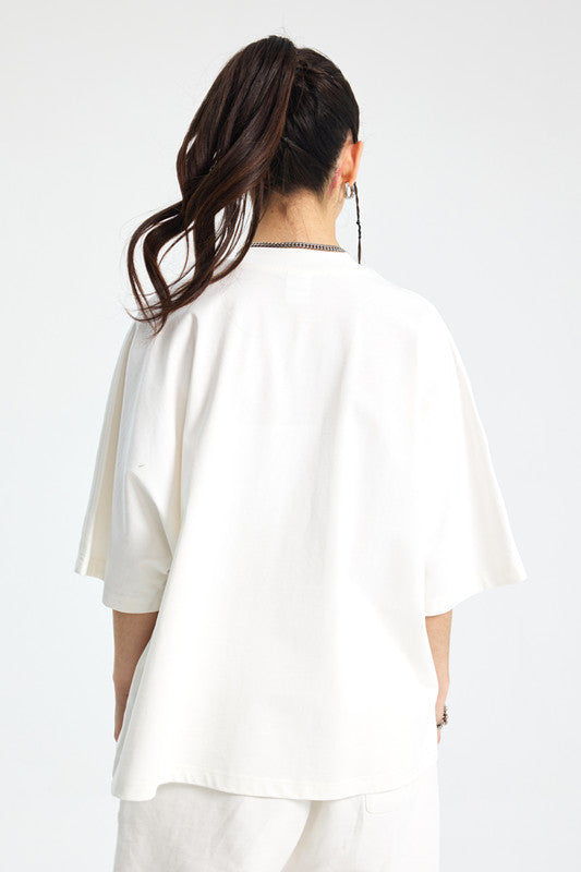 275GSM Solid Color Boxy Tee - Premium Heavyweight Tee