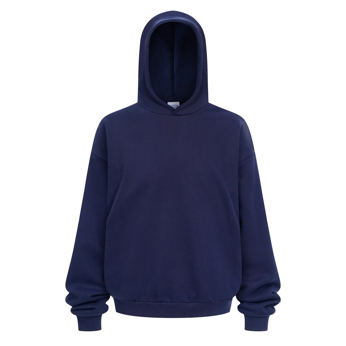 Heavyweight 430GSM Boxy-Fit Fleece Hoodie – Solid Color