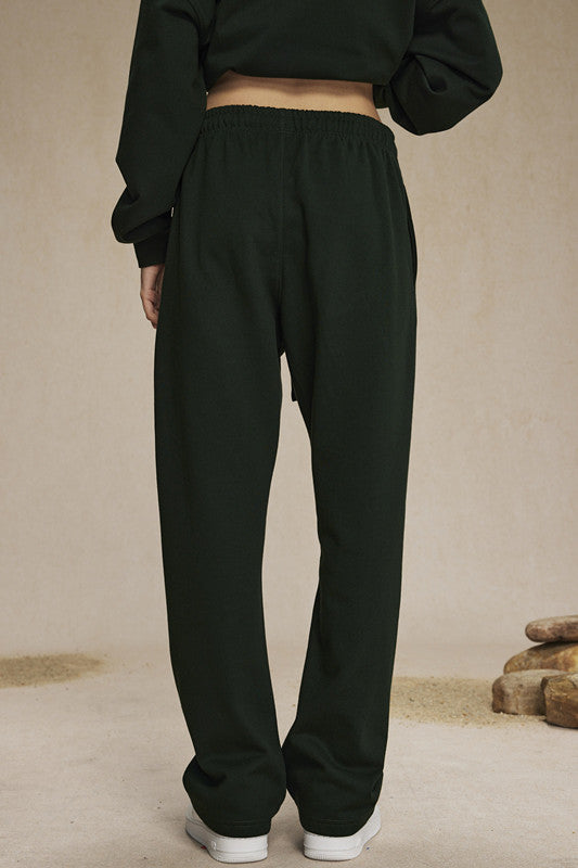 Ultra-Soft 430GSM French Terry Solid Color Sweatpants – Durable Everyday Comfort