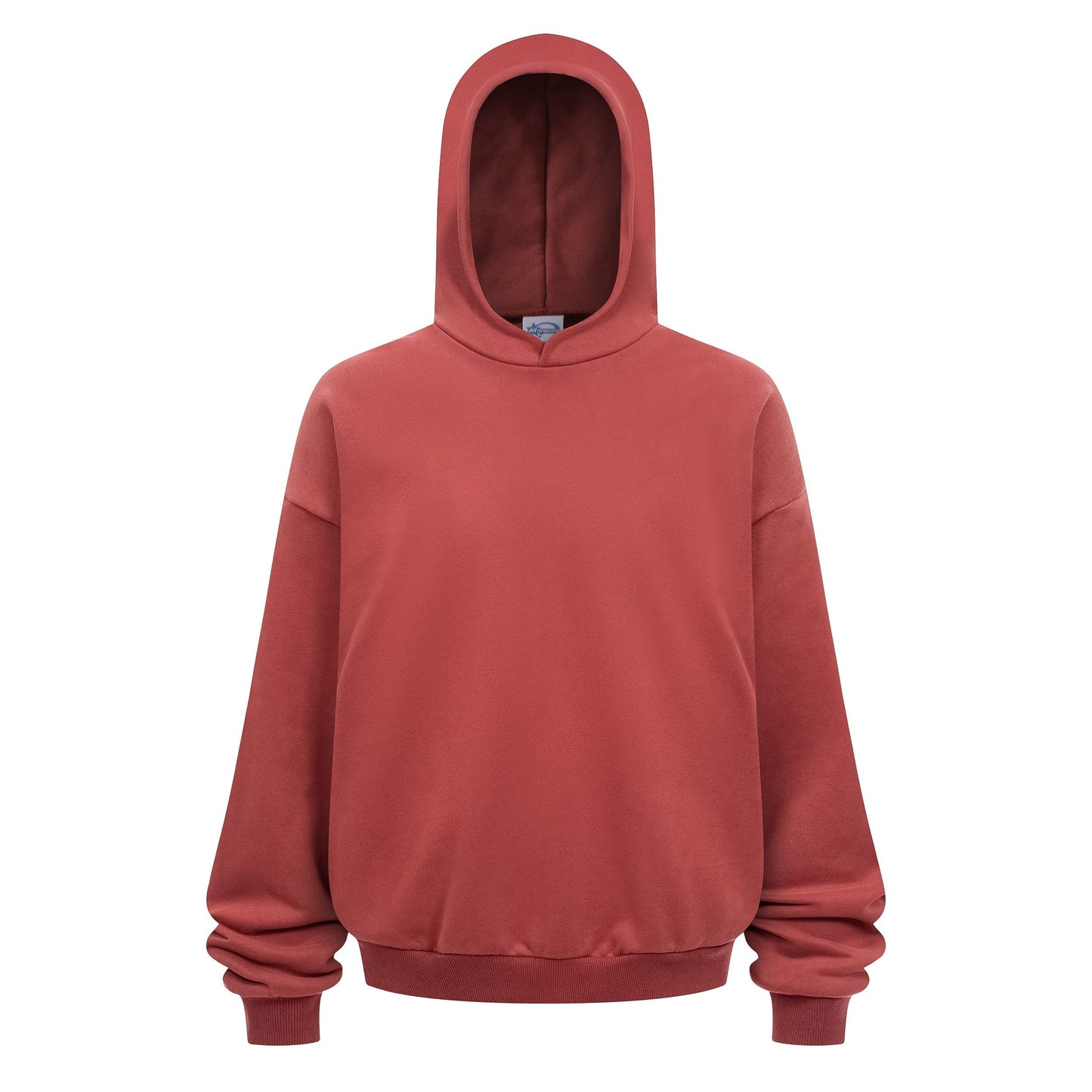 Heavyweight 430GSM Boxy-Fit Fleece Hoodie – Solid Color