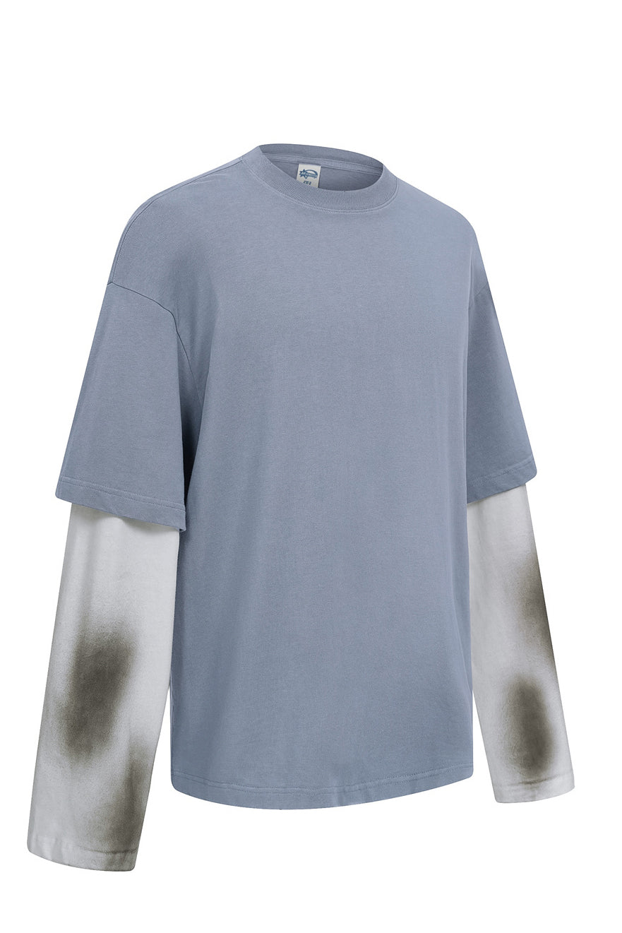 275GSM Washed Double-Layer Long-Sleeve Shirt