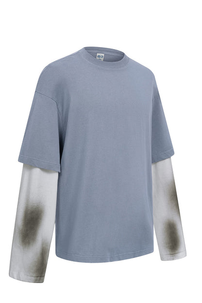 275GSM Washed Double-Layer Long-Sleeve Shirt