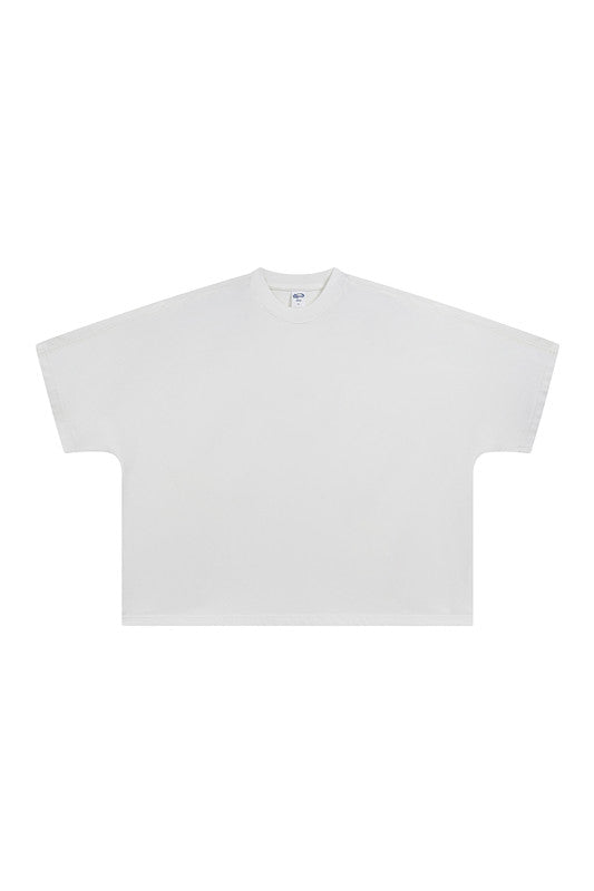 Heavyweight 275GSM Solid-Color Boxy Tee - Comfortable, Modern Fit