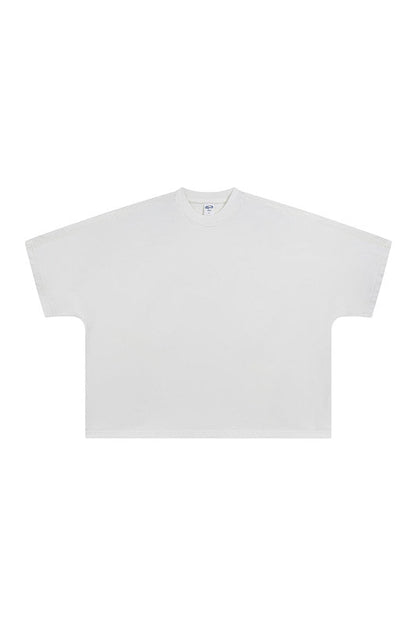 Heavyweight 275GSM Solid-Color Boxy Tee - Comfortable, Modern Fit