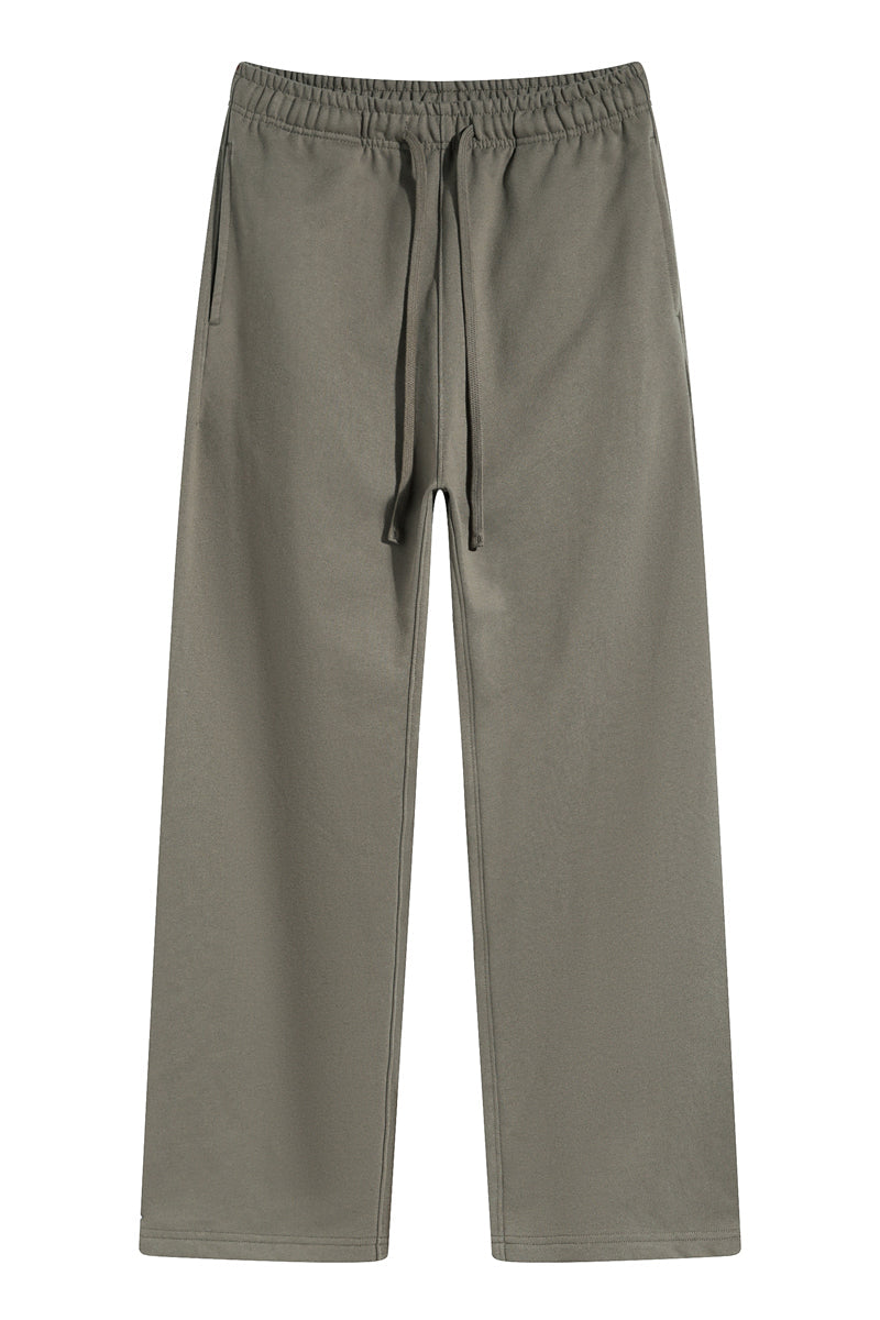 Ultra-Soft 430GSM French Terry Solid Color Sweatpants – Durable Everyday Comfort