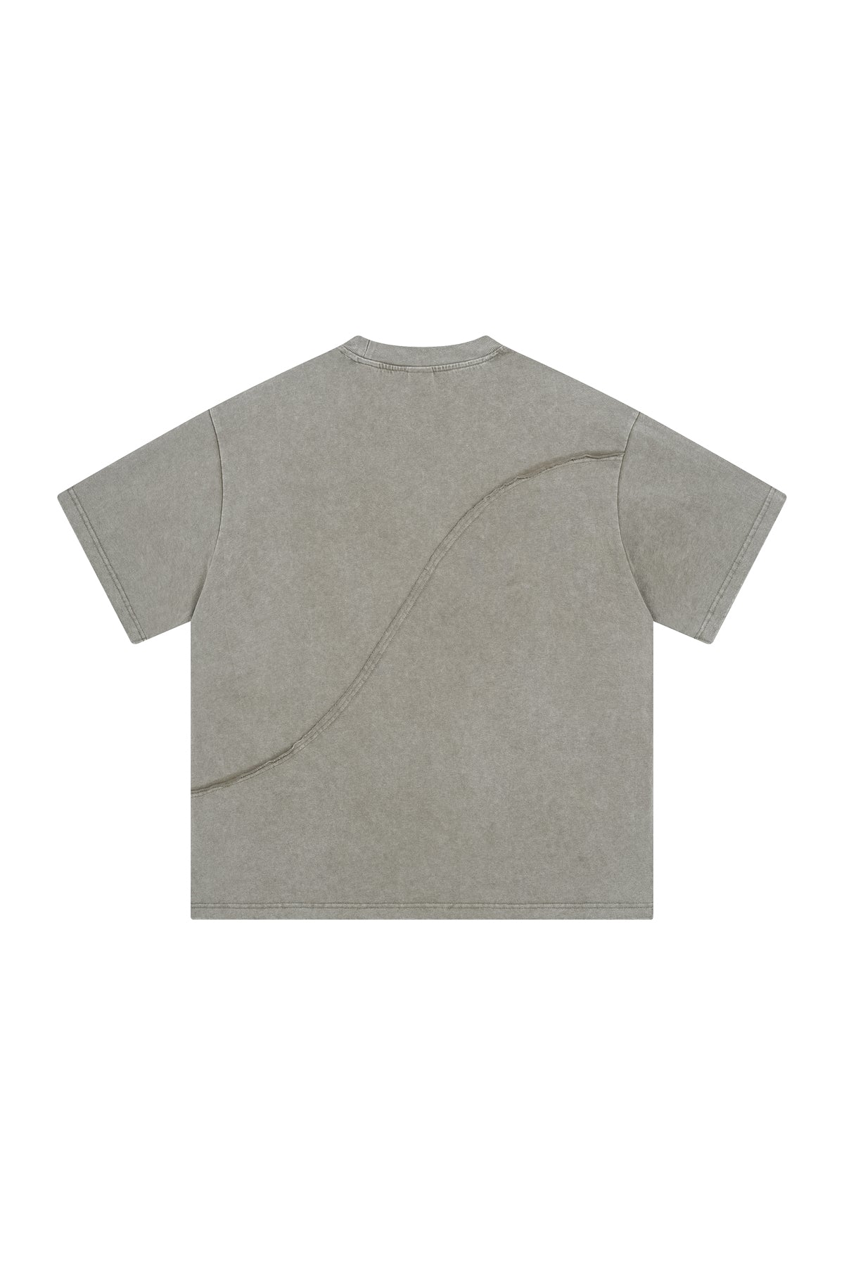 Heavyweight 275GSM Spliced Washed-Out Tee