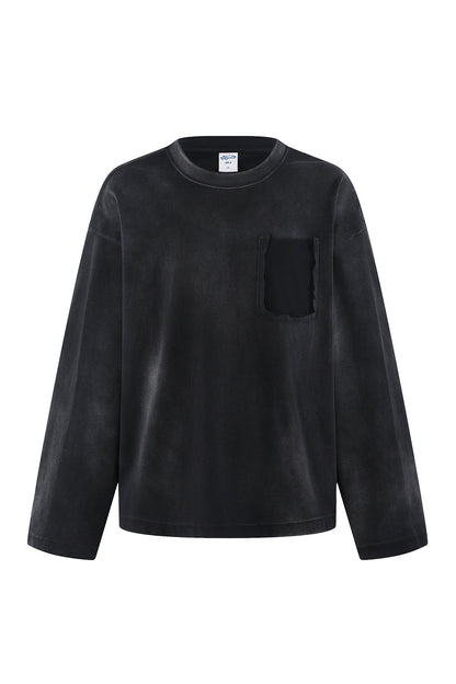 Premium 325GSM Spray-Washed Long-Sleeve Shirt