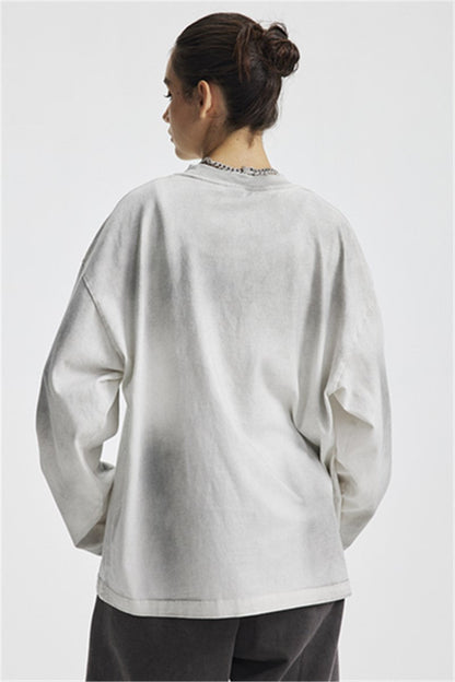 Premium 325GSM Spray-Washed Long-Sleeve Shirt