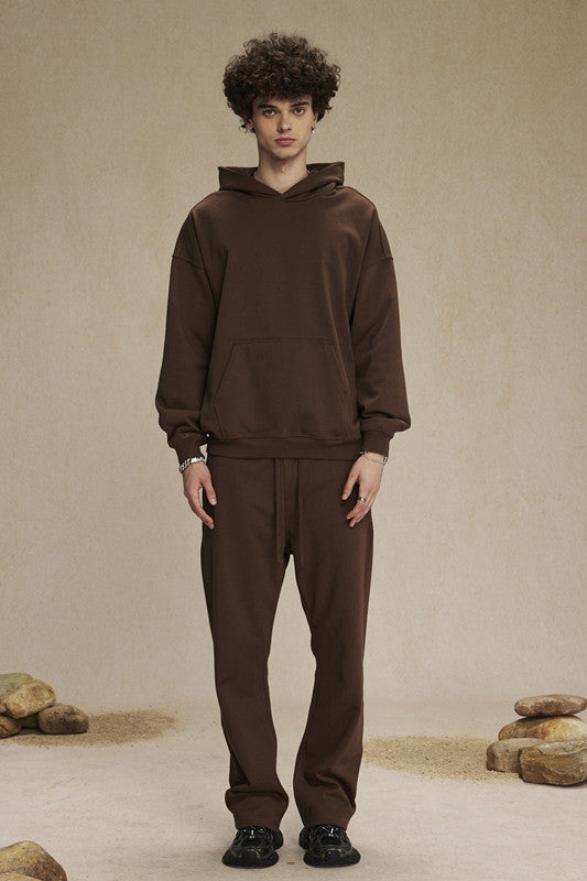 Ultra-Soft 430GSM French Terry Solid Color Sweatpants – Durable Everyday Comfort