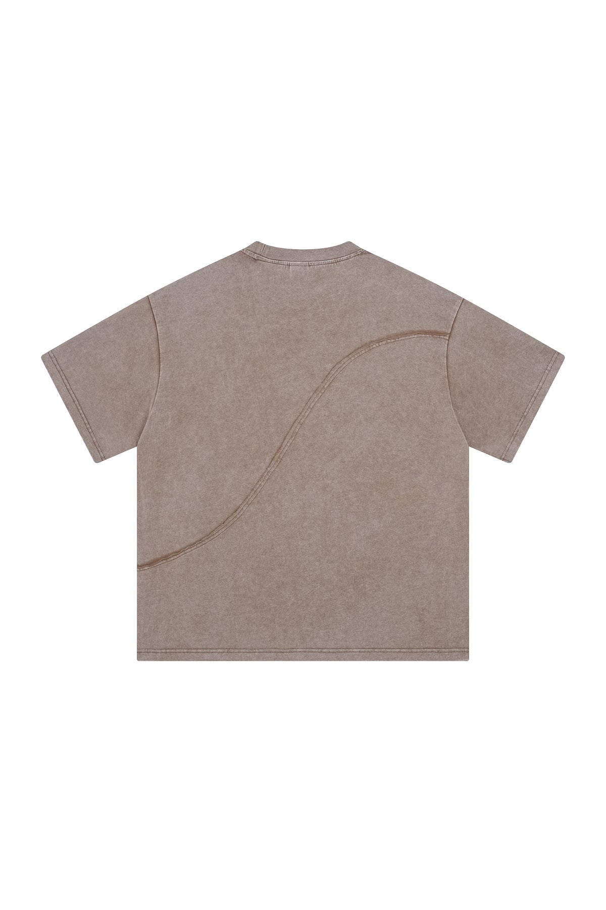 Heavyweight 275GSM Spliced Washed-Out Tee