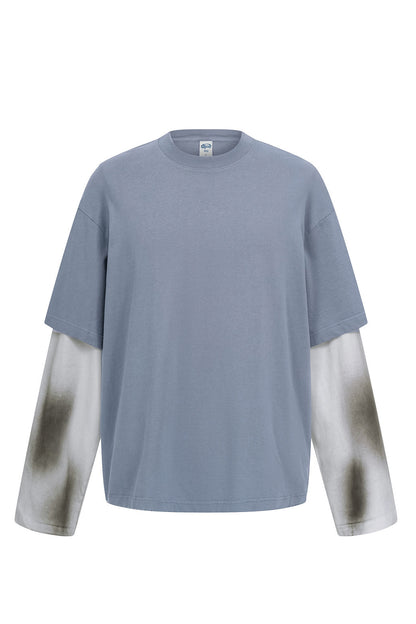 275GSM Washed Double-Layer Long-Sleeve Shirt