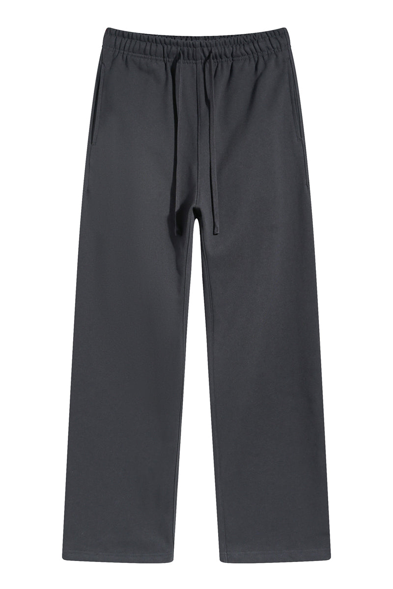 Ultra-Soft 430GSM French Terry Solid Color Sweatpants – Durable Everyday Comfort