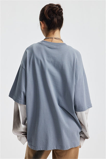 275GSM Washed Double-Layer Long-Sleeve Shirt