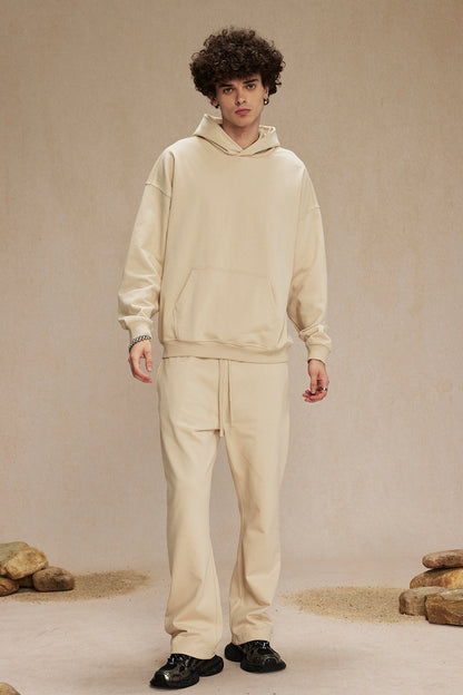 Ultra-Soft 430GSM French Terry Solid Color Sweatpants – Durable Everyday Comfort