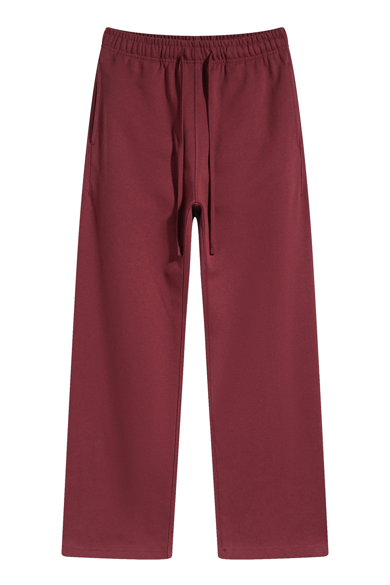 Ultra-Soft 430GSM French Terry Solid Color Sweatpants – Durable Everyday Comfort