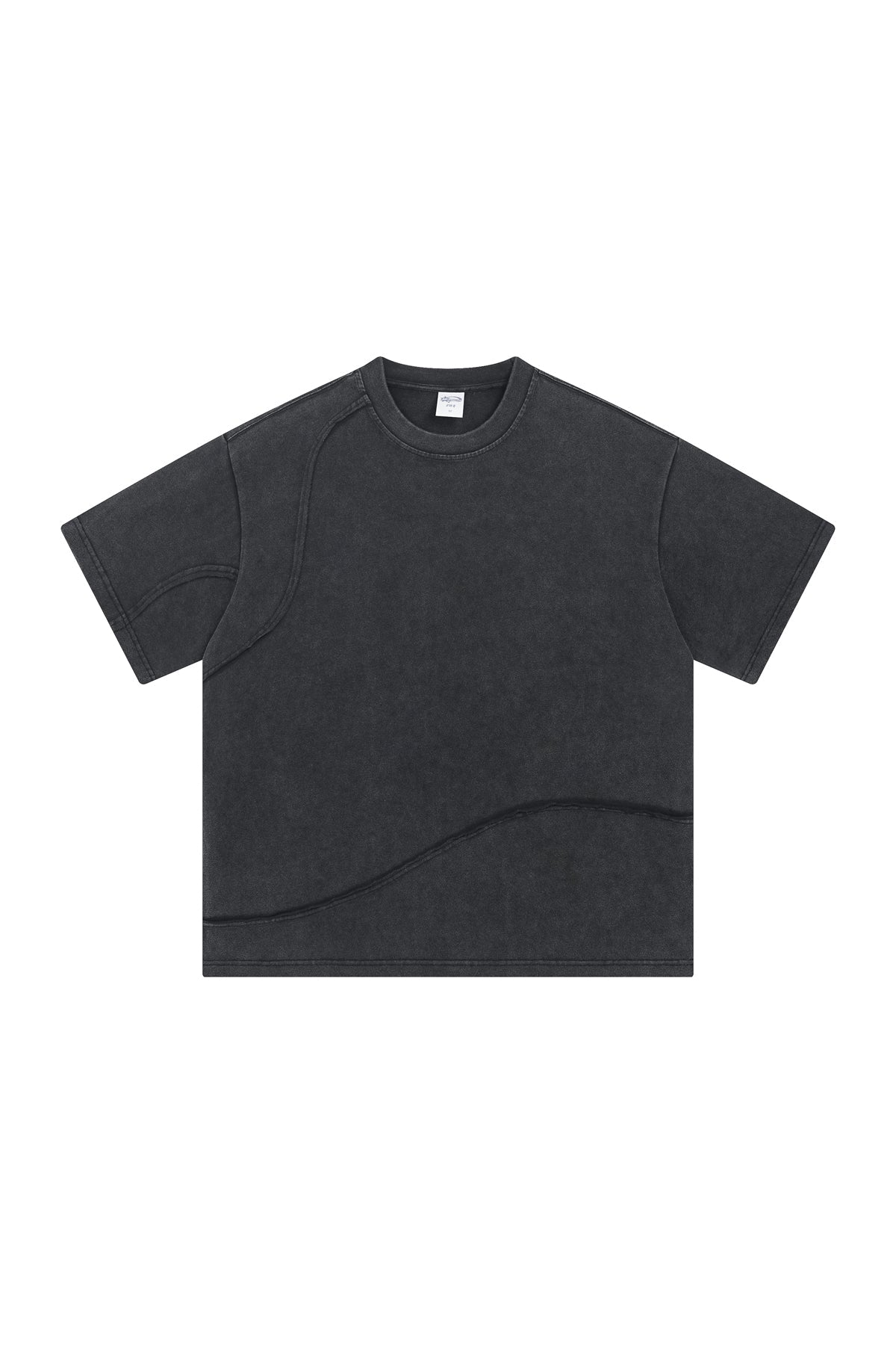 Heavyweight 275GSM Spliced Washed-Out Tee