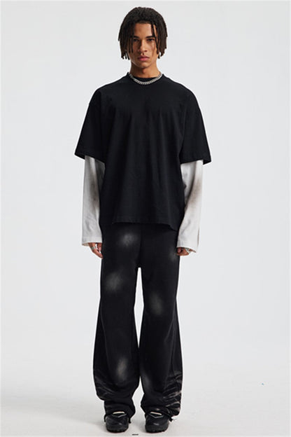 275GSM Washed Double-Layer Long-Sleeve Shirt