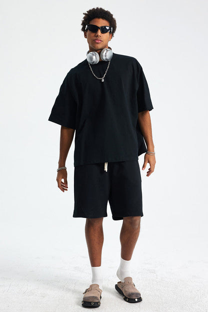 275GSM Solid Color Boxy Tee - Premium Heavyweight Tee