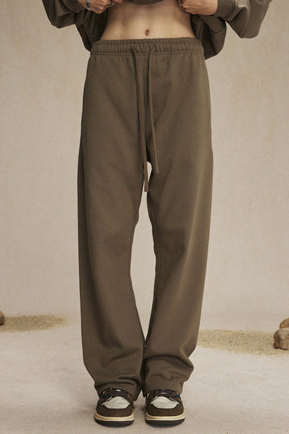 Ultra-Soft 430GSM French Terry Solid Color Sweatpants – Durable Everyday Comfort