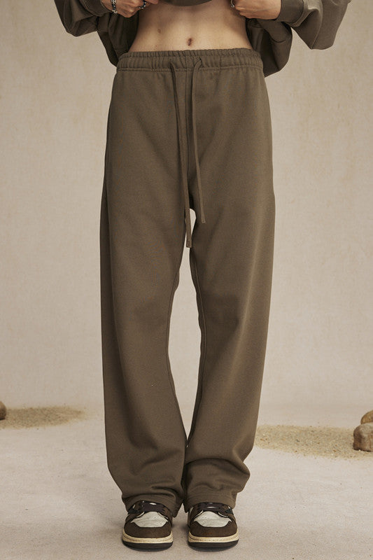 Premium 430GSM French Terry Solid-Color Sweatpants