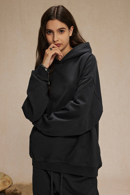 Premium 430GSM French Terry Hoodie – Solid Color