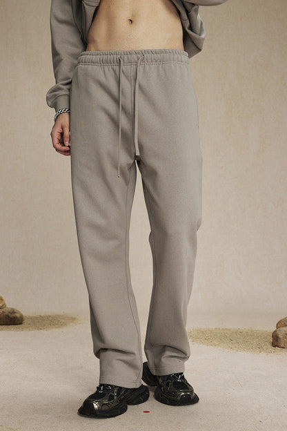 Ultra-Soft 430GSM French Terry Solid Color Sweatpants – Durable Everyday Comfort