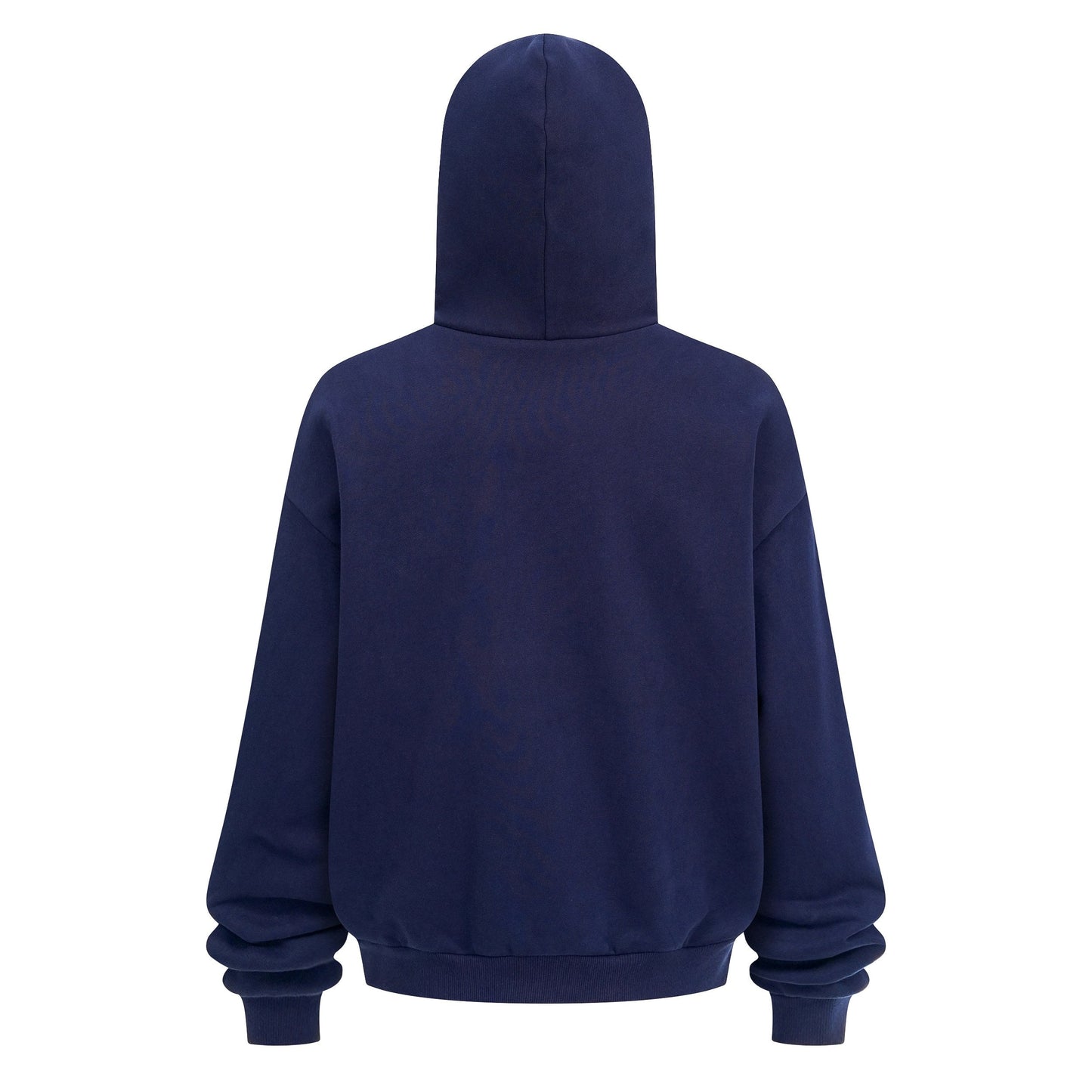 Heavyweight 430GSM Boxy-Fit Fleece Hoodie – Solid Color
