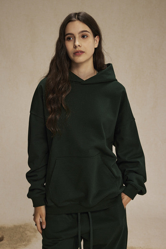 Premium 430GSM French Terry Hoodie – Solid Color