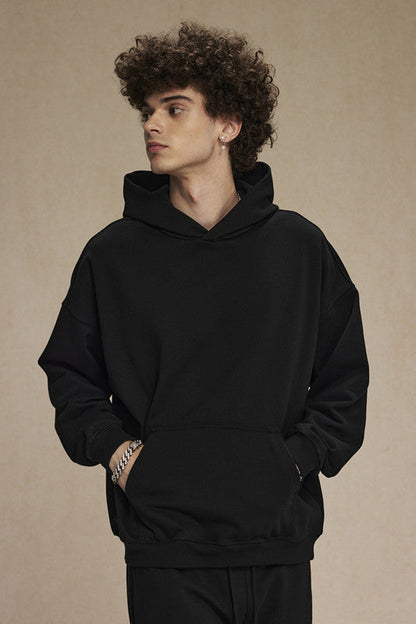 Premium 430GSM French Terry Hoodie – Solid Color