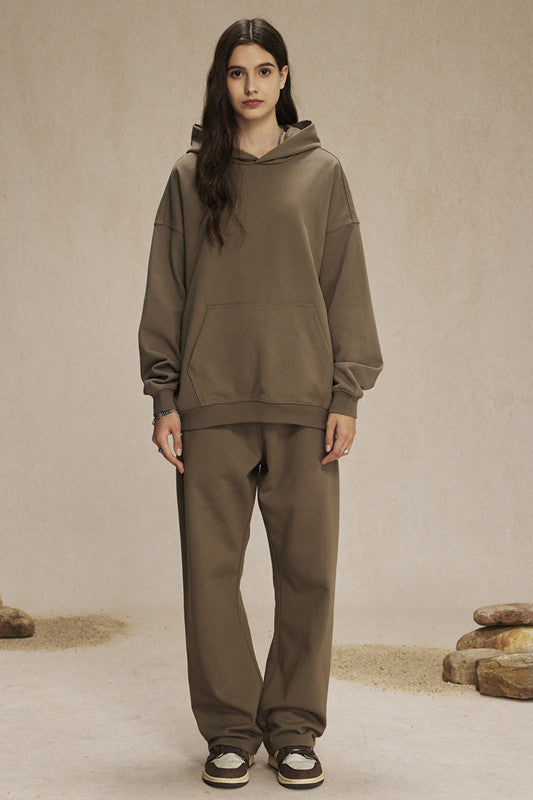 Ultra-Soft 430GSM French Terry Solid Color Sweatpants – Durable Everyday Comfort