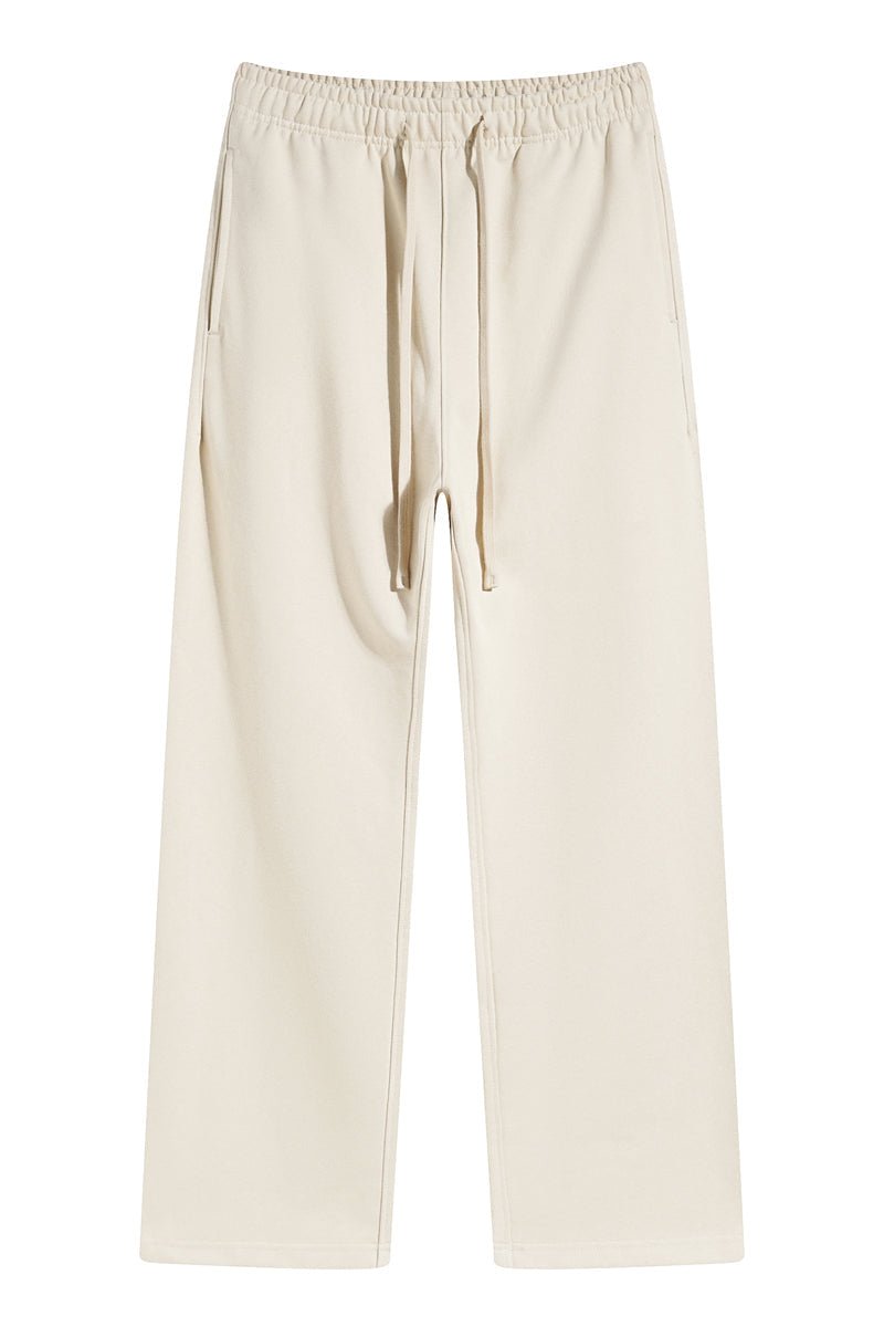 Ultra-Soft 430GSM French Terry Solid Color Sweatpants – Durable Everyday Comfort