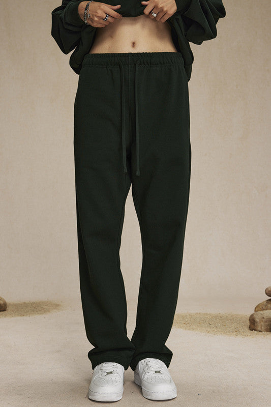 Ultra-Soft 430GSM French Terry Solid Color Sweatpants – Durable Everyday Comfort