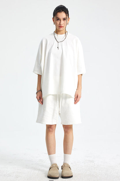 275GSM Solid Color Boxy Tee - Premium Heavyweight Tee